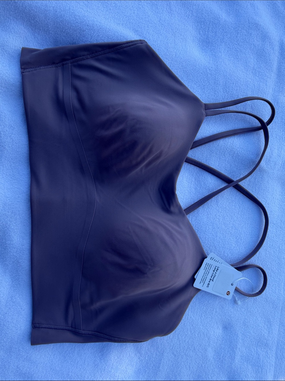 lululemon athletica Seamless Double-Strap Bralette - Deep Navy